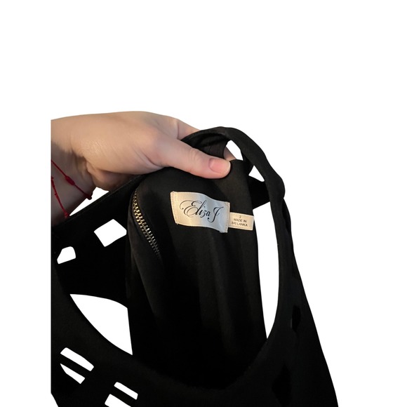 Eliza J Black Sleeveless Sheath Dress Cutout Neckline Party Size 6 - Picture 5 of 5